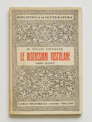 Le discussioni Tusculane - libro quinto poster